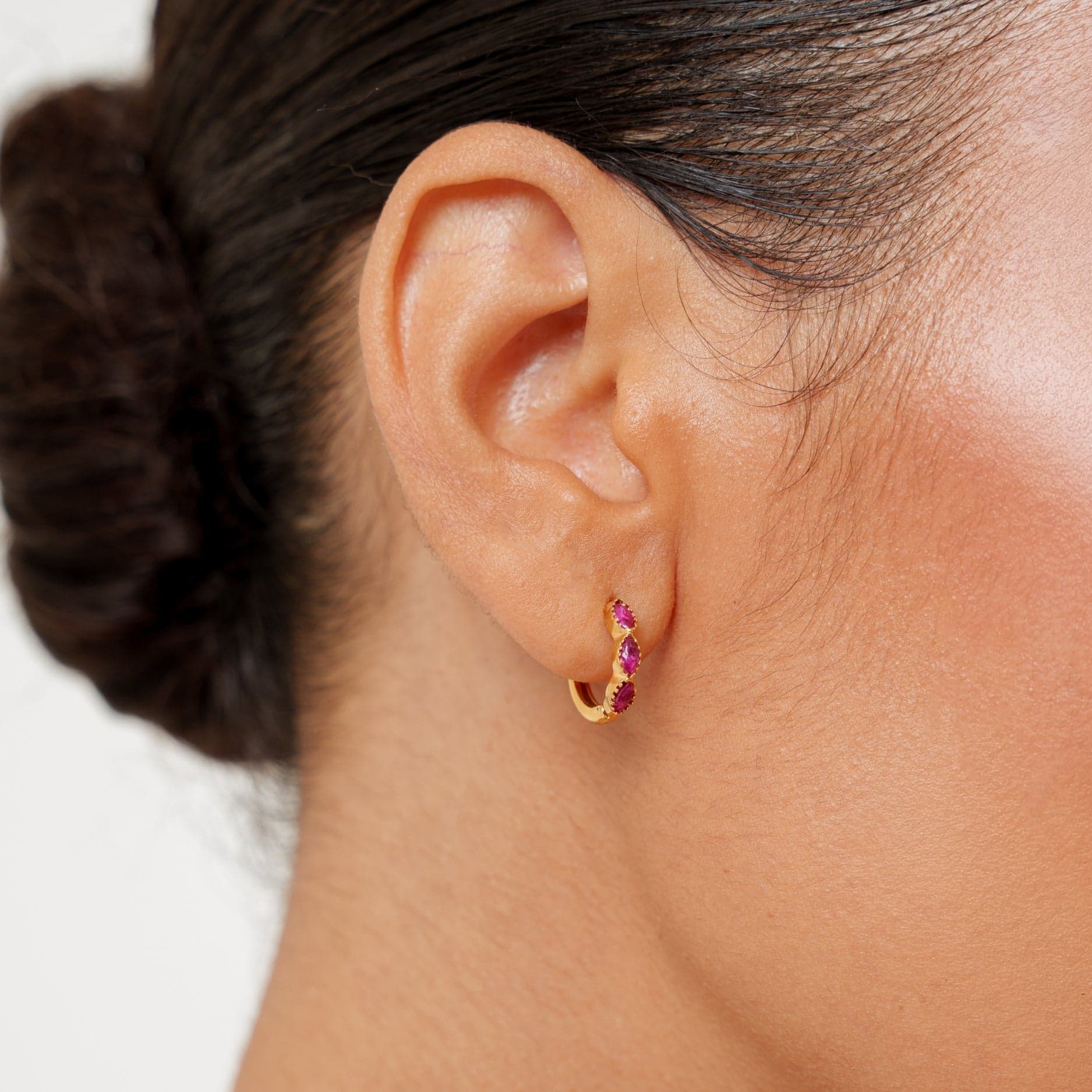 Серьги-кольца «Sweet Hoops» — Розовый